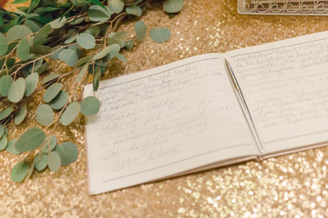 Guest Book at Wedding
