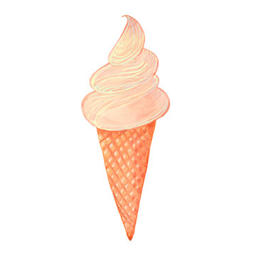 watercolor  ice cream