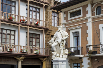 Obraz premium Getaria fishing town in Gipuzkoa, Basque Country