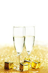 Champagne and gifts