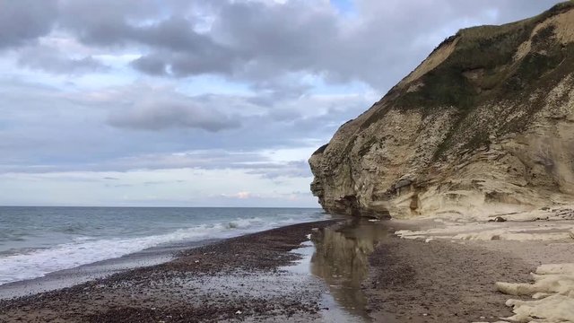 Bulbjerg is a limestone cliff in northern Jutland, Denmark, facing the sea of Skagerrak. It is the only rock formation in Jutland and the only bird cliff on the Danish mainland.