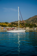 Fototapeta na wymiar yachts in the bay