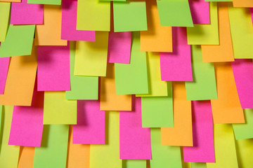 Multi colored Post note sticker, paper note, post it, sticky notes background