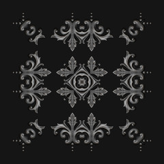 Decorative texture background, 3d illustration