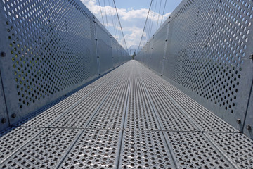 hängebrücke in sigriswil, schweiz 