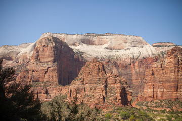 Fototapeta premium Red rock cliffs