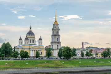 View of the embankment and Kazan Church
