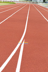 Red Running Track