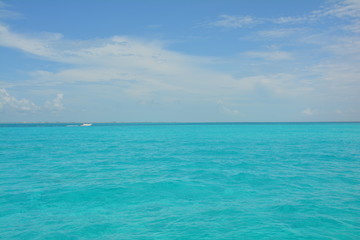 Fototapeta na wymiar Mer des Caraïbes Mexique - Caribbean Sea Mexico