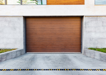 Image of Luxurious Brown Garage Door