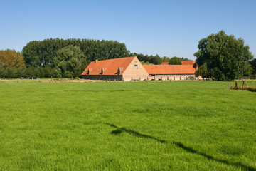 Fototapeta na wymiar Farm in Flanders Belgium