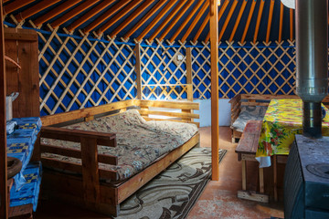 Yurt modest interior