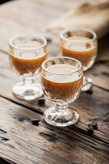 Strong coffee liqueur