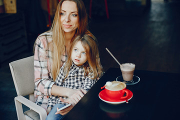 mother with daughter
