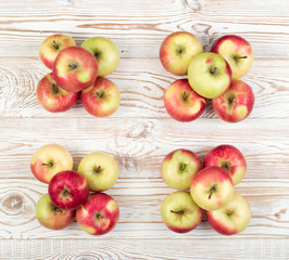 Red and Green Soft Apples Ready for Juice Produce