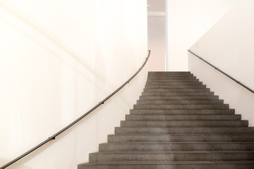 elegant curved stairs