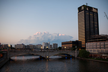 Fototapeta premium bridge over river in Philadelphia