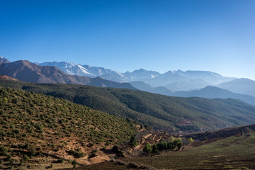 Fototapeta na wymiar Atlas Mountains Vista 2