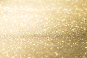Blurred of Silver foil effect make many bokeh for abstract background