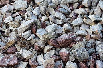 background of colorful small stones