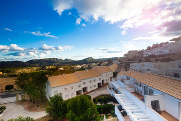 Obraz premium Typical house, housing in Alicante, Costa Vlanca Spain
