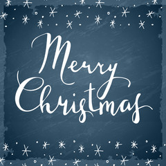 Hand drawn Merry Christmas