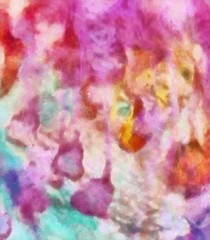 Fototapeta premium Detailed close-up grunge multi color abstract background. Dry brush strokes hand drawn oil painting on canvas texture. Creative simple pattern for graphic work, web design or wallpaper. 