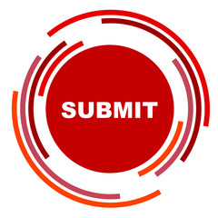 red vector banner submit