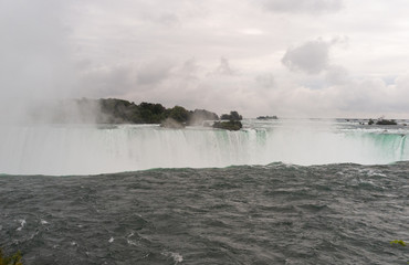 Niagara Falls from above horseshoe falls