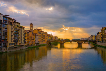 View of the Arno from the Ponte Vecchio