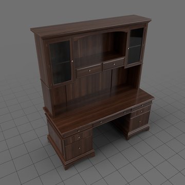 Classic office hutch