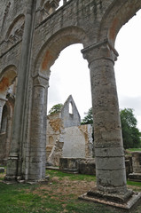 Fototapeta na wymiar L'abbazia di San Pietro di Jumièges, Normandia, Francia