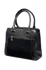 Lady's bag isolated on white