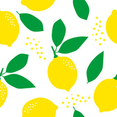 background with lemons