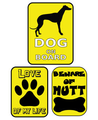 Signage-Three Dog Signs