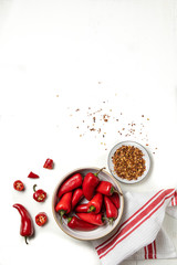 Bowl of Red Chili Peppers