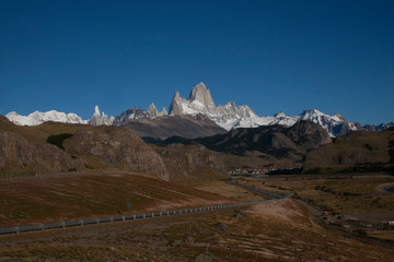 Fitz Roy visto da estrada