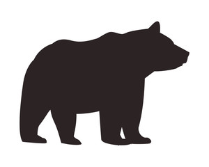 Obraz na płótnie Canvas wild bear body cartoon