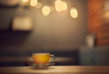 Fresh tea on the table