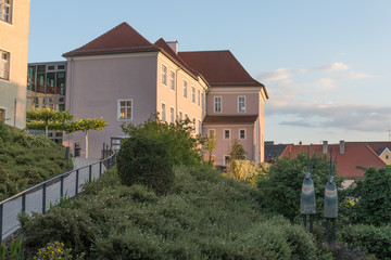 Fototapeta na wymiar tourist office in schwandorf