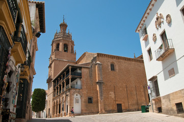 Fototapeta premium Santa María la Mayor, Ronda, Andalusien, Spanien