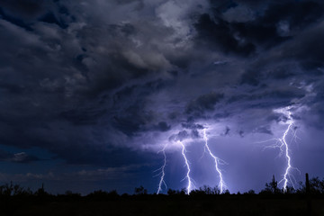 Lightning storm