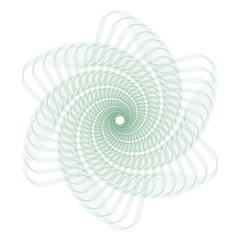 Guilloche grid, template for diplomas, certificates, letterheads, lottery tickets, it is used to protect securities, eps 10