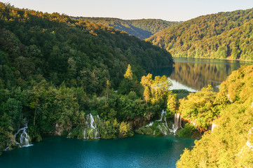 Fototapeta na wymiar Plitvice Lakes National Park .Croatia