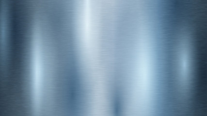 Abstract background with metal texture in light blue color - obrazy, fototapety, plakaty
