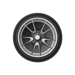 Obraz premium Car service element isolated on white background