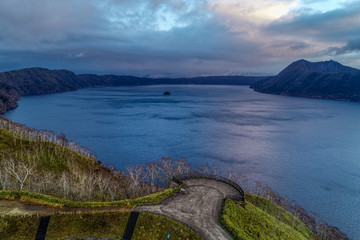 Obraz premium 摩周湖の空撮