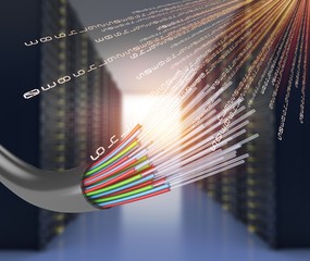 Fiber optic.