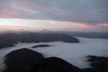 beautiful autumn hiking in berchtesgadener alps