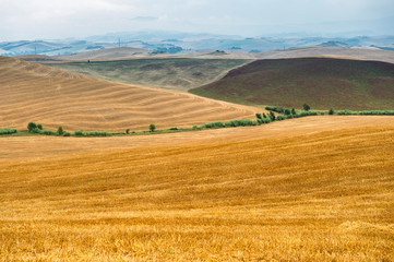 Panorama collinare e vallata